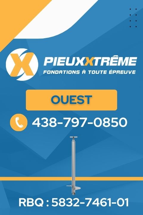 Pieux de fondations beauharnois droite