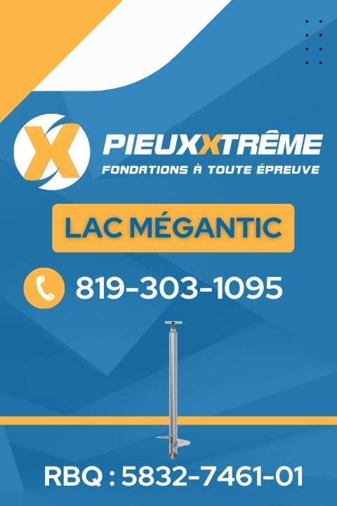 Pieux de fondations lac megantic droite