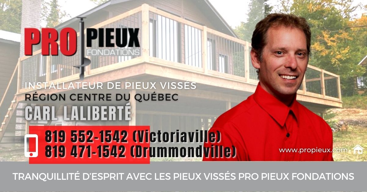 Pieux de fondations Saint-Agapit